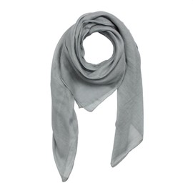 Superfreak® Cotton Cloth Scarf Shawl, 100 x 100 cm, 100% Cotton, All Colours - Grey/dust grey