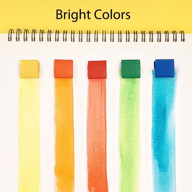 Water Color Paint 24 Bright Colors Quick Drying High Transparency