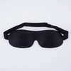 3D sleep eye mask, three-dimensional comfort shade, travel sleep blackout black 2ea