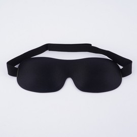 3D sleep eye mask, three-dimensional comfort shade, travel sleep blackout black 2ea