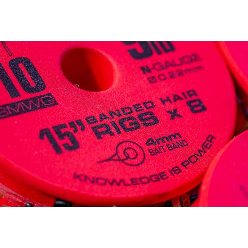 Guru Super MWG 15" Bait Band Hair Rigs Barbless (Size