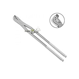 Equinez Tools 19" Concave Jaw Forceps, with Pouch, Stainles Steel,Equine Dental