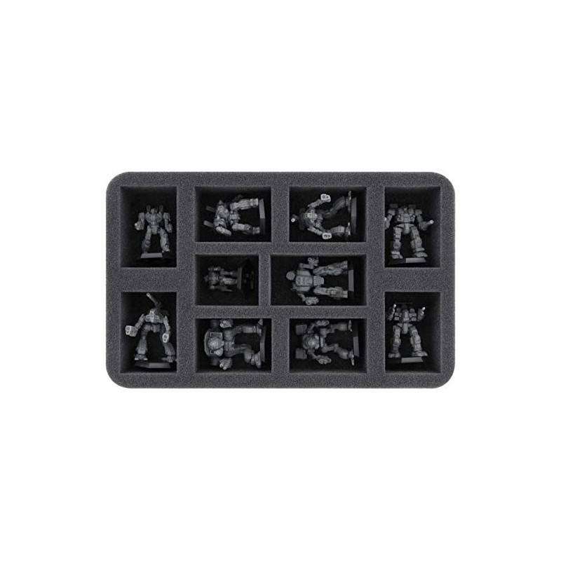 Feldherr HS050A048 Foam Insert Compatible with BattleTech - 10 Mechs