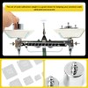Mardatt 18 Pcs Precision Scale Calibration Weight Set10m to 500mg,