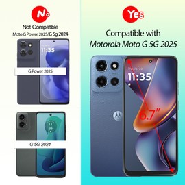 YHXMARSCAN Screen for Motorola Moto G 5G 2025 LCD Display Replacement for Moto G 5G 2025 XT2513-1 XT2513-2 XT2513V Incell Touch Screen Digitizer Assembly