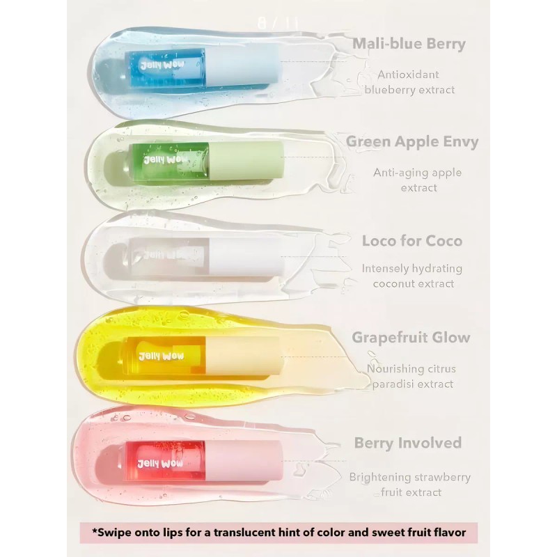 Sheglam Gloss Jelly Wow Aceite Labial Hidratante Acabado Brillante Color