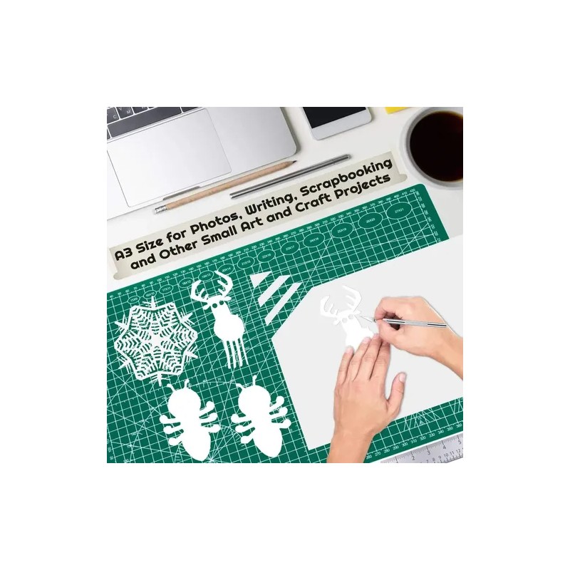 Esterilla de Corte A3 Autocurable para Scrapbooking y Manualidades