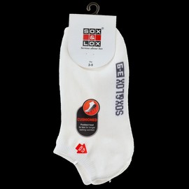 Sox & Lox Buy Sox & Lox Ladies Sports Cushioned Low Cut Socks White (Size 3 - 9) Online