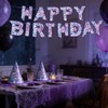 Purple Demon Birthday Banner Hunters Themed Birthday Party Paper Banner