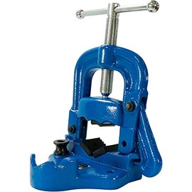 Global Industrial Bench Yoke Vise, 1/8", 4" Pipe Capacity