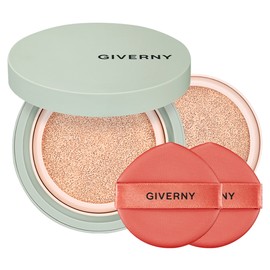 Giverny Close-Fitting Cover Cushion Foundation Set 12g + Refill 12g, Shade 21 Light Beige, 1 Piece