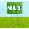Mulch (18" X 24") Yard Sign, Quantity Discounts, Multi-Packs, Includes