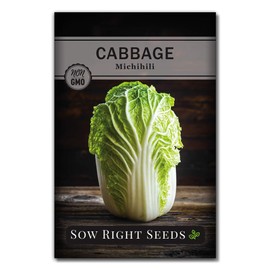 Sow Right Seeds - Asian Garden Seeds for Planting - Individaul Packets of Thai Basil, Chinese Celery, Japanese Bunching Onion, Michihili Cabbage, and Kuroda Carrot to Plant, Non-GMO Heirloom