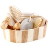 Newgen Medicals Wellness Set: 6-piece Bath Set made from Natural