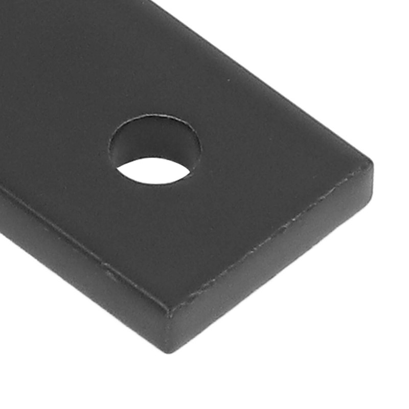 10PCS Flat Tie Plate Aluminum Alloy 2 Holes Rustproof Anti
