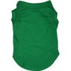 Petitebella Plain Single Color Puppy Dog Shirt (Kelly Green, X-Large)