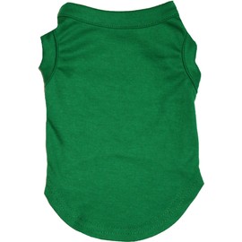 Petitebella Plain Single Color Puppy Dog Shirt (Kelly Green, X-Large)