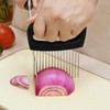 Furneet Extra-Large Onion Holder for Slicing, Onion Cutter Vegetable Chopper,