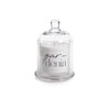 Zodax Gardenia Scented Glass Dome Jar Candle, 1 EA, Clear