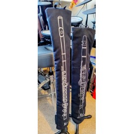Full Length Flute Cover - Covers & Protects your flute when on its stand (Stand not included) Supplied in a Resealable Pouch - Quite possibly the most sublime flute cover ever made!
