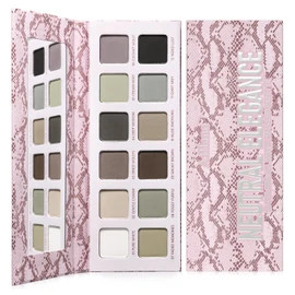 DE'LANCI Eyeshadow Palette Matte Gray & Black Smokey Eyes - Long-Lasting Pressed Eyeshadow, 12 Shades Easy to Apply & Waterproof, Natural Nude Eyeshadow for Old Women, Talc-Free
