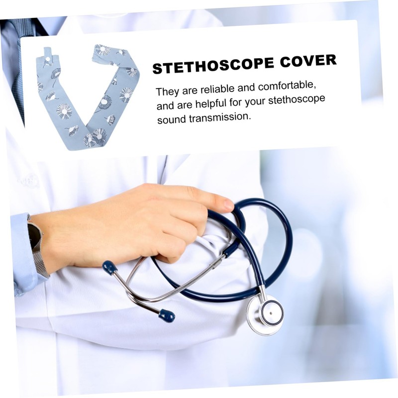 Mikinona Stethoscope Cotton Protector Sleeve Practical Cover for Doctors Nurses