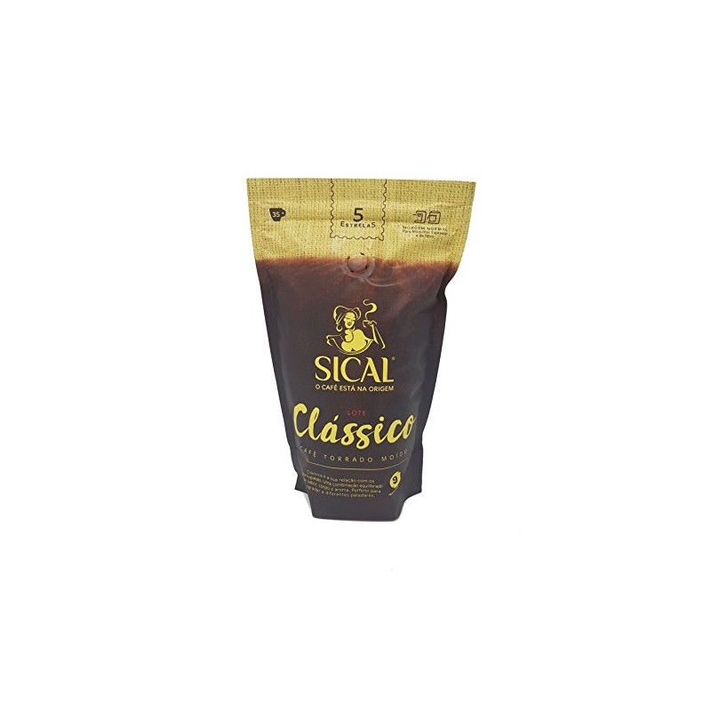 Sical Portuguese Clasico Normal Ground Coffee Cafe 5 Estrelas 250g,