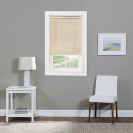 Ergode Cordless GII Morningstar 1" PVC Blind - Light Filtering & Privacy - Child & Pet Safe - Easy Lift & Tilt - Durable & Fade Resistant - Alabaster - 24x64