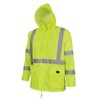 Pioneer High Visibility Rain Gear Safety Jacket and Bib Pants