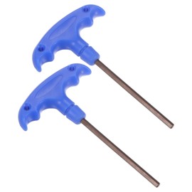 CoCud T-Handle Hex Key, H5 5mm Hex, S2 Steel Metric T-Key Wrench - (Applications: for Basic Home Repair and Mechanical Maintenance), 2-Pieces
