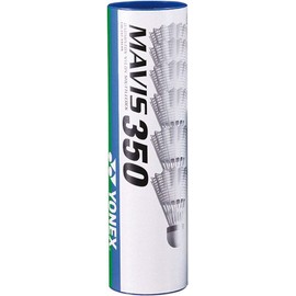 Yonex Mavis 350 Med White Pack of 3 White white Size:M