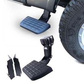 Truck Side Step Compatible with 2017-2022 Ford F250 F350 Super Duty | 75413-01A | Anti-Slip, Retractable Bed Step | Durable & Corrosion-Resistant |400 lbs Capacity