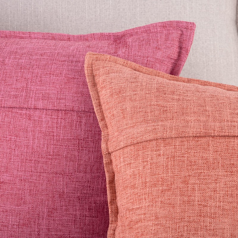 Madizz Set of 2 Linen Cushion Covers 18x18 inch, 45x45
