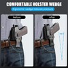 Holster Wedge for IWB Carry, Universal Comfortable IWB Holster Wedge