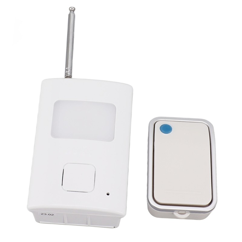Wireless Doorbell with 1 Transmitter and 1 Receiver Flash LED