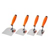 Mivos Plastering Trowel Set 4 Pieces - 60 mm 80