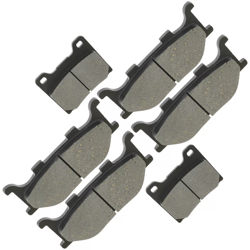 Caltric Front Rear Brake Pads for Yamaha V-Star 1100 Classic