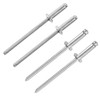 bociloy 100PCS 1/8" x 2/5" Stainless Steel Blind Rivets, Stainless