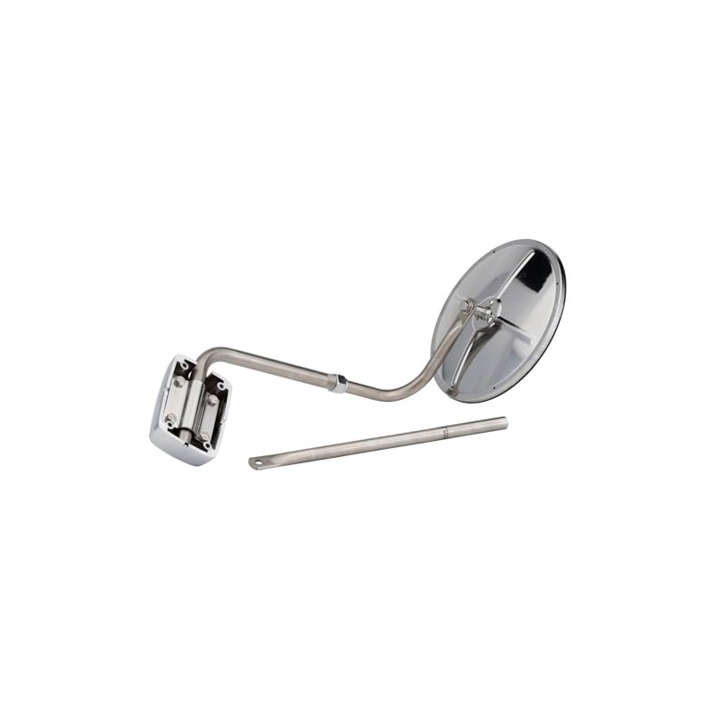 Grote 12153 Hood-Mounted Mirror - Stainless Steel
