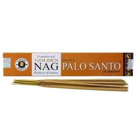 Golden nag Palo Santo Incienso de Origen hindú, presentación Varillas de 15g