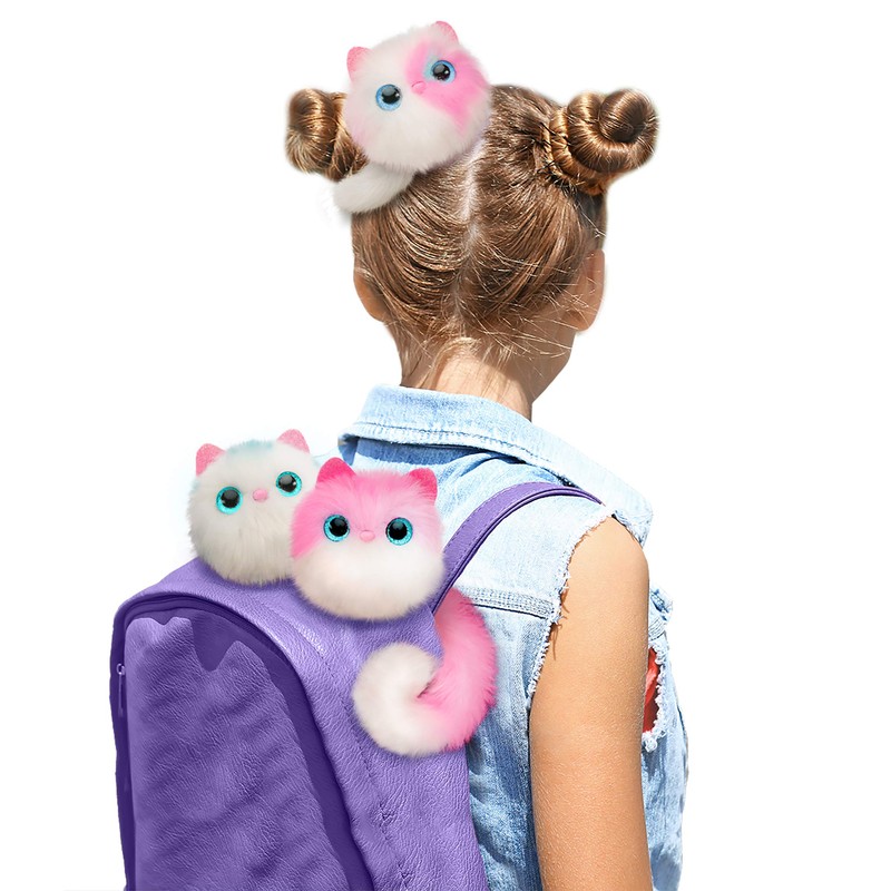 Pomsies 82478 Lulu Hundespielzeug, Blau/Weiß