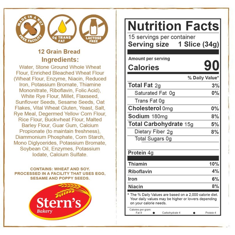 Multigrain Bread-2 Pack-18 oz Per Loaf | Delicious Sandwich Bread