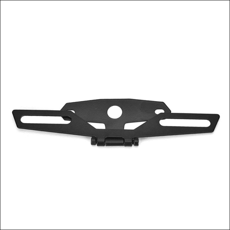 Karun Universal Motorcycle Tail Lamp Brake Light Folding License Plate