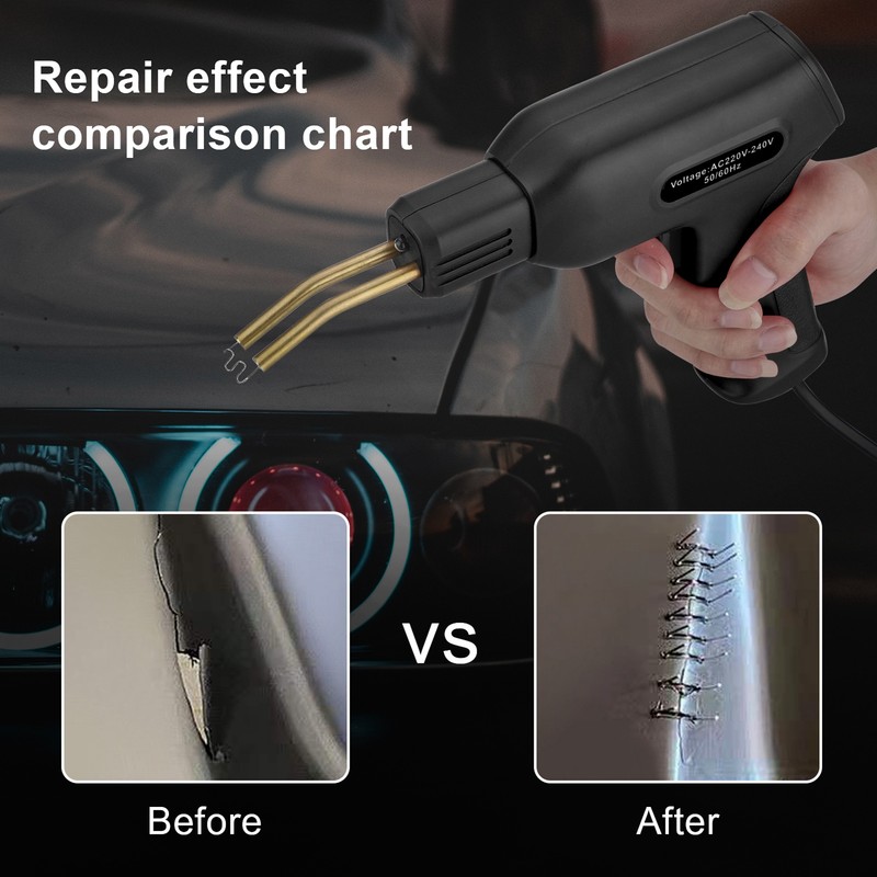 Plastic Welding Machine Car Bumper Repair Kit, 50W Garage Tools