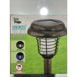 Total Vision Solar Power Bug Zapper Path Led Light 6 Pack