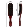 Cepillo De Pelo De Cerdas De Jabalí Natural, Peine De