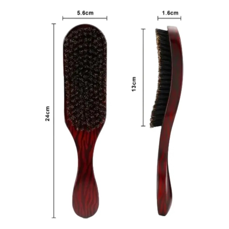 Cepillo De Pelo De Cerdas De Jabalí Natural, Peine De
