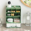 Desktop Storage Box Multi Compartments Pencil Sundry Holder with Drawer