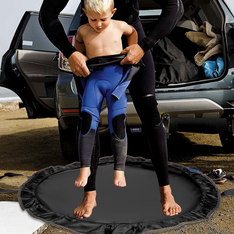 Wetsuit Changing Mat Waterproof Foldable Portable Surf Changing Mat Storage