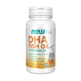 NOW DHA Kids Chewable,60 Softgels